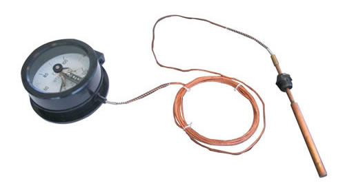 電接點(dian)壓力式指(zhǐ)示溫度計(ji)