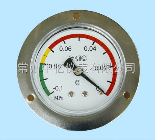 中億真空(kōng)壓力表（英文(wen)表面）
